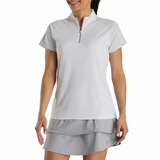 Women's Footjoy Golf Shirts White NZ-110332